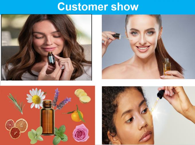 10ml 20ml 30ml 50ml Electroplate Gold Color Luxury Cosmetic Packaging Glass Dropper Bottles for Essential Oils