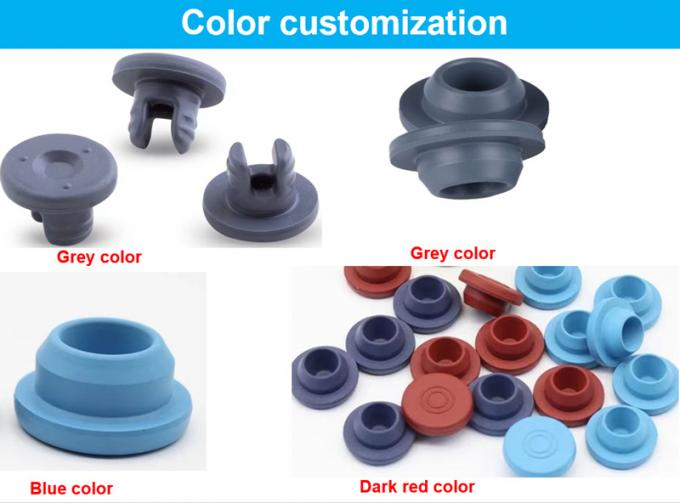 13mm 20mm Grey Medical Butyl Vial Rubber Stopper for USP Glass Infusion Bottle Closures
