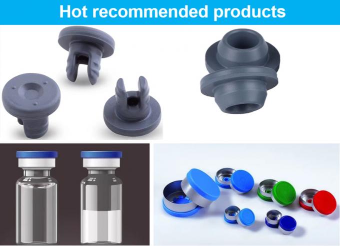 13mm 20mm Grey Medical Butyl Vial Rubber Stopper for USP Glass Infusion Bottle Closures