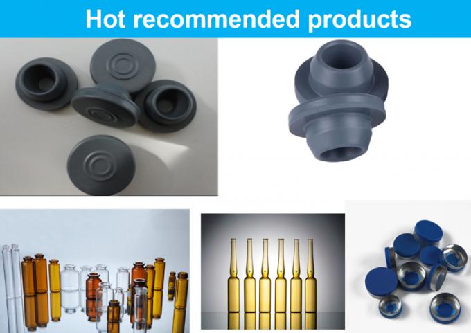 Hot Sale 5ml 7ml10ml 15ml 20ml Amber Clear Sterile Injection Molded Glass Vials with Butyl Rubber Stopper
