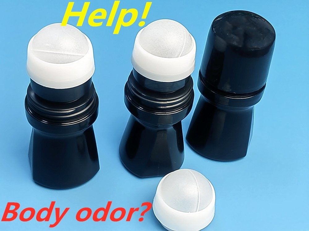 50ml 60ml Cosmetic Packaging Bottles Roll on Bottle Mosquito Repeller Bottle Women Underarm body odor roller on bottle