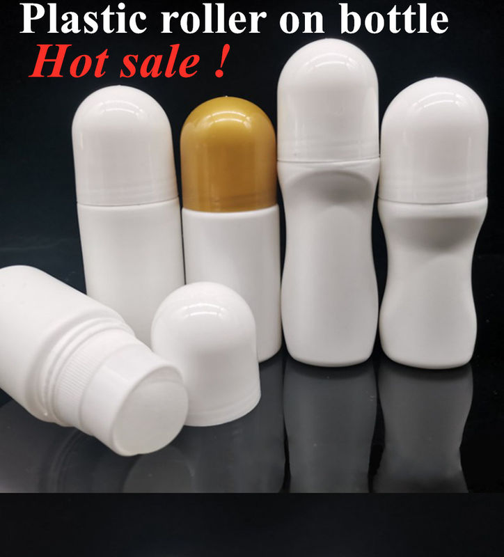 30ml 50ml50ml 60ml এইচডিপিই প্লাস্টিকের রোল পিপি রোলার বল শরীরের গন্ধ সঙ্গে অপরিহার্য তেল জন্য বোতল উপর রোলার বল ধারক