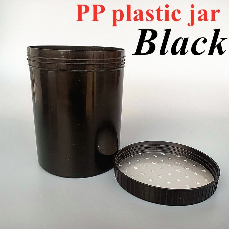 150g 250g 500g খালি কালো সাদা নীল লাল স্বচ্ছ একক দেয়াল পিপি প্লাস্টিকের কসমেটিক ত্বকের যত্ন শরীরের লোশন কসমেটিক জার