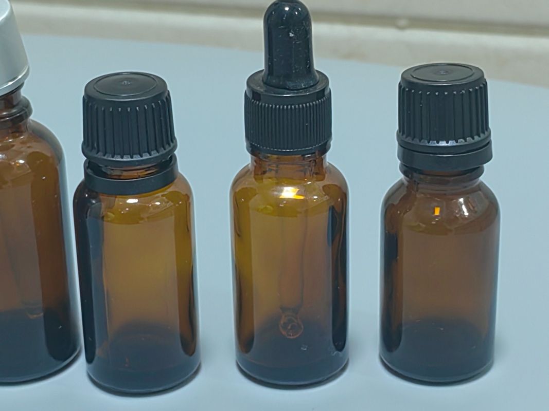 গরম বিক্রয় খালি বিলাসবহুল অ্যাম্বার ব্রাউন 10ml 15ml 20ml 30ml 50ml 60ml গ্লাসের প্রয়োজনীয় তেল বোতল সিরাম প্যাকেজ জন্য