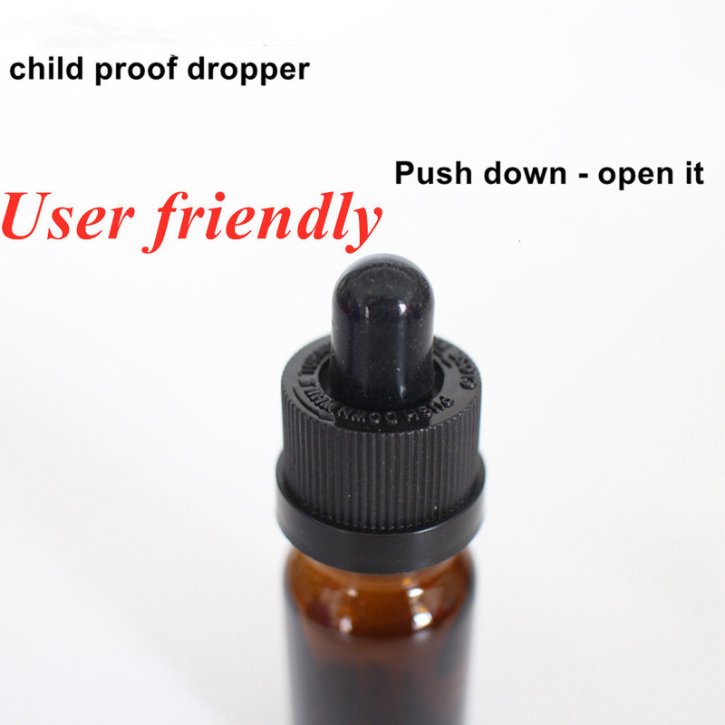 5 মিলি 15 মিলি 20 মিলি 30 মিলি 50 মিলি কসমেটিক প্যাকেজিং গোলাকার প্লাস্টিকের কলার ফেসিয়াল এসেনশিয়াল অয়েল অ্যাম্বার এসেনশিয়াল অয়েল ড্রপপার বোতল