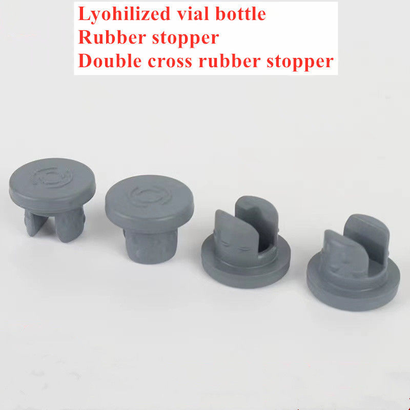 13 মিমি 20 মিমি 28 মিমি 32 মিমি Lyophilization গ্লাস Vials মেডিকেল ধূসর Butyl রাবার stopper for glass vial গ্লাস ইনফিউশন বোতল