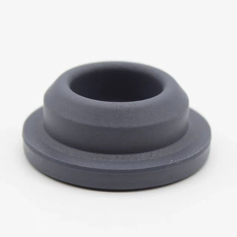 13mm 20mm 28mm 32mm গ্রে ফার্মাসিউটিক্যাল ক্লোরোবুটাইল বুটিল কাঁচের ইনজেকশন ভ্যালু ভ্যাকসিনের বোতল