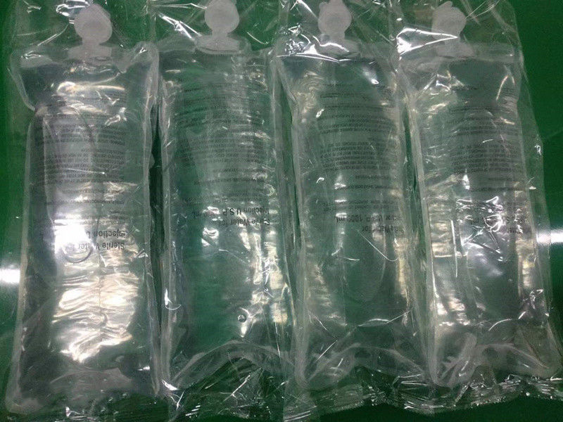 500 মিলি 1000 মিলি সোডিয়াম ক্লোরাইড স্বাভাবিক স্যালিন ইনফিউশন ব্যাগ ইন্ট্রাভেনো সিঙ্গল পোর্ট নন-পিভিসি IV ফ্লুইড ব্যাগ ইউরো ক্যাপ সহ
