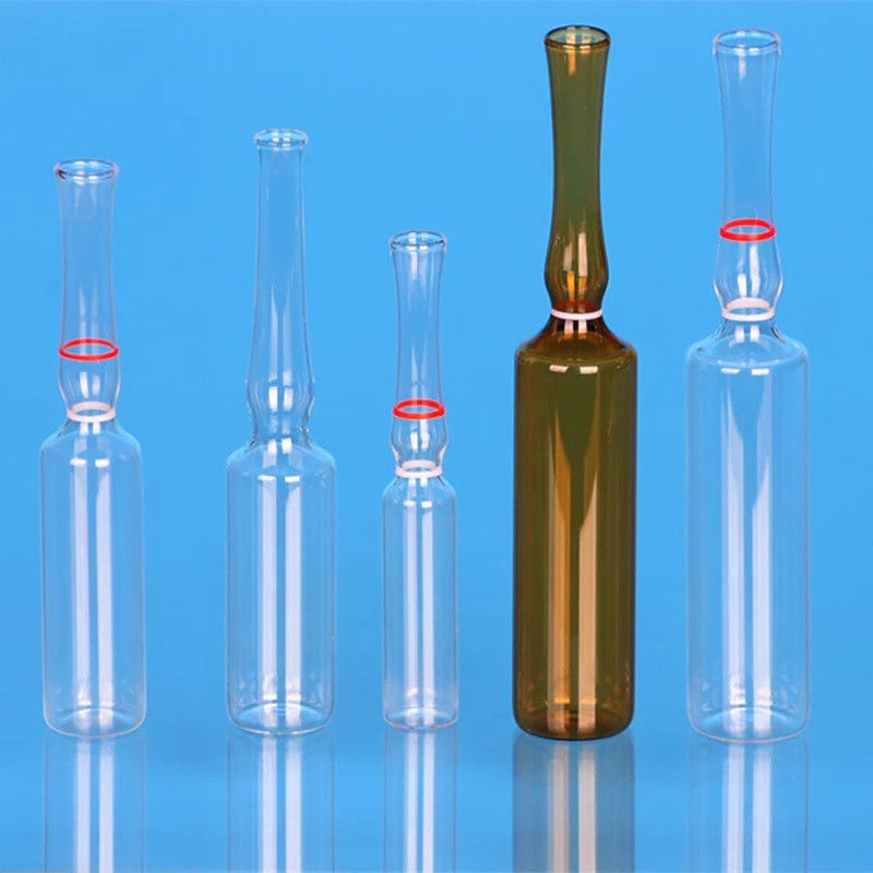 2ml 3ml 5ml 10ml 20ml স্বচ্ছ অ্যান্টি-এজিং হাইলিং স্কিন কেয়ার সিরাম অ্যাম্বার ইনজেকশন ইনজেকশন জন্য খালি গ্লাস অ্যাম্পুলস