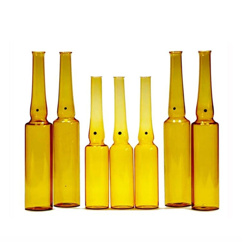 1ml 2ml 5ml আইএসও স্ট্যান্ডার্ড চাইনিজ স্ট্যান্ডার্ড অ্যাম্বার স্বচ্ছ ইউএসপি টাইপ আই গ্লাস অ্যাম্পুল ফার্মা ইনজেকশন জন্য