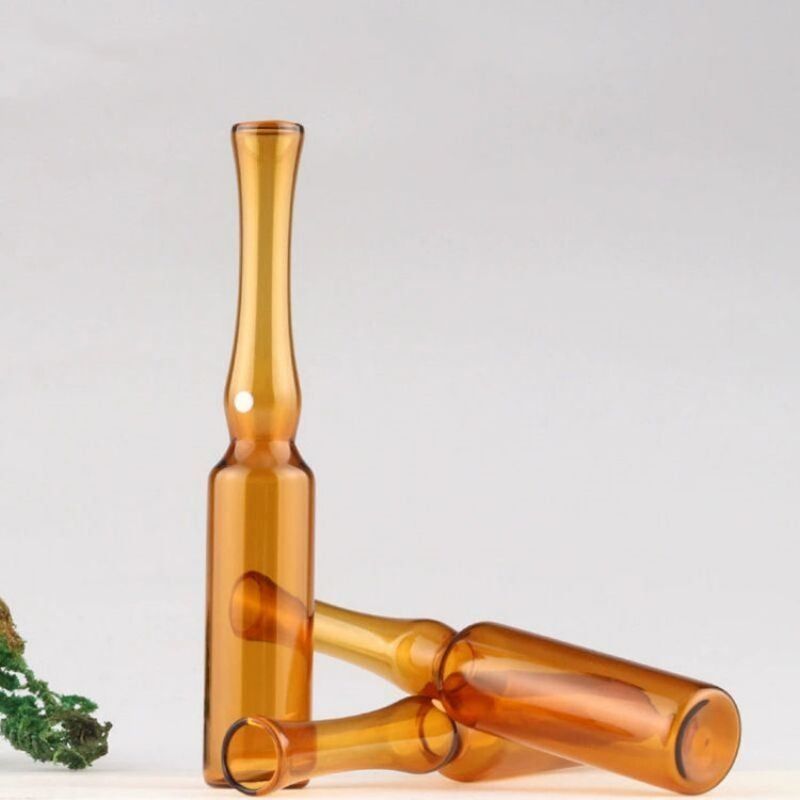 1ml 2ml 5ml 10ml YBB USP ইনজেকশনের জন্য খালি বোরোসিলিক্যাট গ্লাস এম্পুলস Pharmac এর জন্য স্বচ্ছ অ্যাম্বার গ্লাস এম্পুল