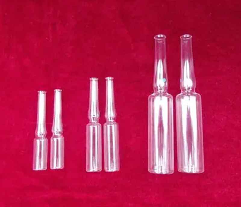 1ml 2ml 5ml 10ml YBB USP ইনজেকশনের জন্য খালি বোরোসিলিক্যাট গ্লাস এম্পুলস Pharmac এর জন্য স্বচ্ছ অ্যাম্বার গ্লাস এম্পুল