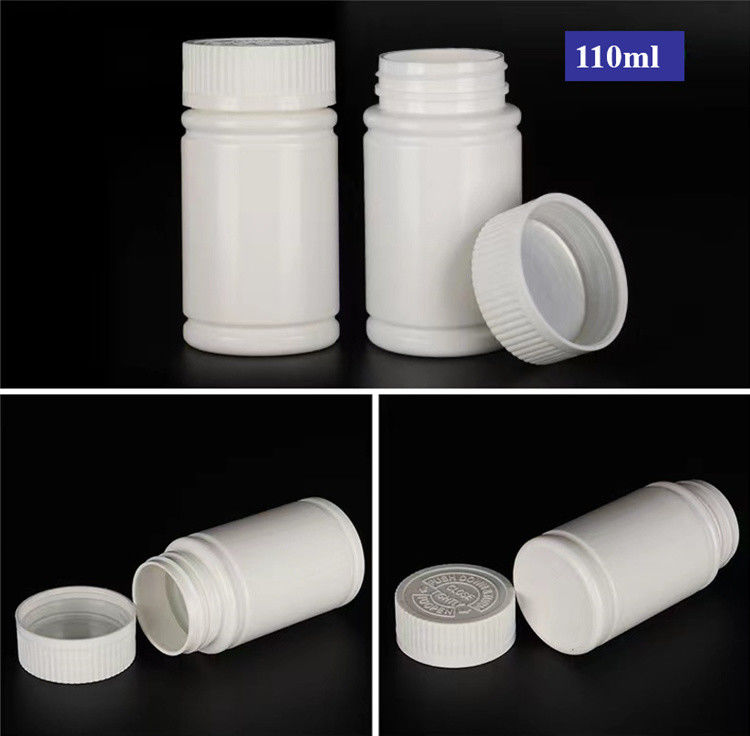 খালি প্রশস্ত মুখ 100ml 150ml সাদা প্লাস্টিকের পিই ফার্মাসিউটিক্যাল পিল ক্যাপসুল ধারক ঔষধ ভিটামিন ঔষধ বোতল