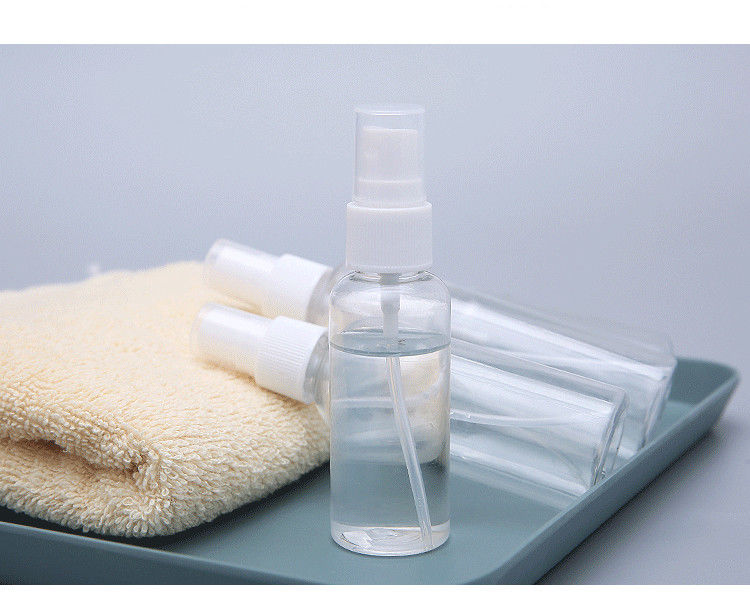 প্রসাধনী 30ml 50ml 60ml 100ml 120ml গোলাকার খালি পিইটি সূক্ষ্ম কুয়াশা প্লাস্টিকের স্প্রে বোতল সুগন্ধি সূক্ষ্ম কুয়াশা স্প্রে বোতল