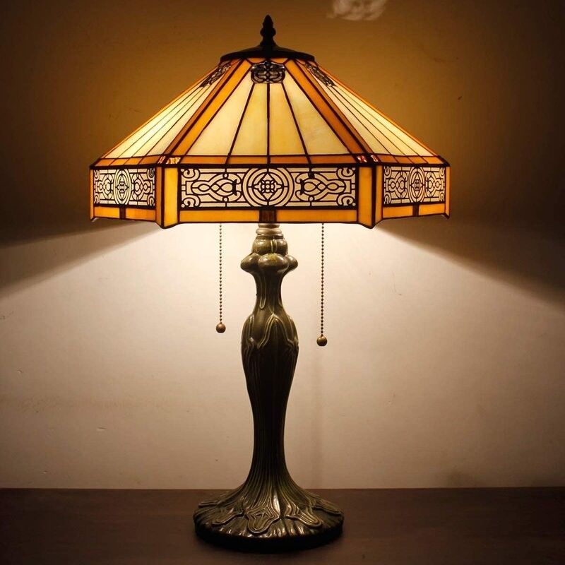 হেক্সাজোন 30cm 40cm হোটেল বিলাসবহুল টেবিল ল্যাম্প বার বেডরুম লিভিং রুম শয়নকক্ষ হস্তনির্মিত এলইডি গ্লাস রঙিন টেবিল ল্যাম্প